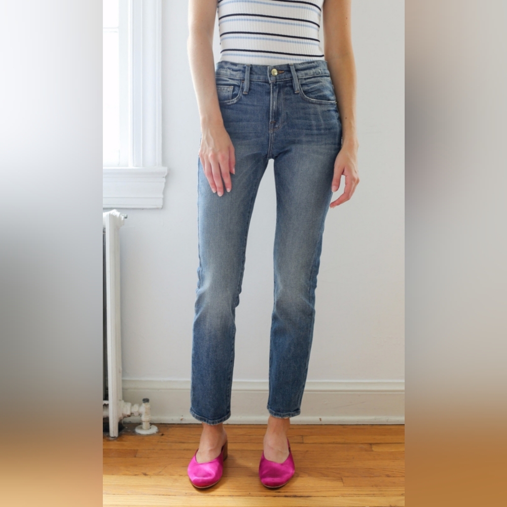 FRAME Denim Le Boy Jeans Womens Size 27 Mid/High Rise